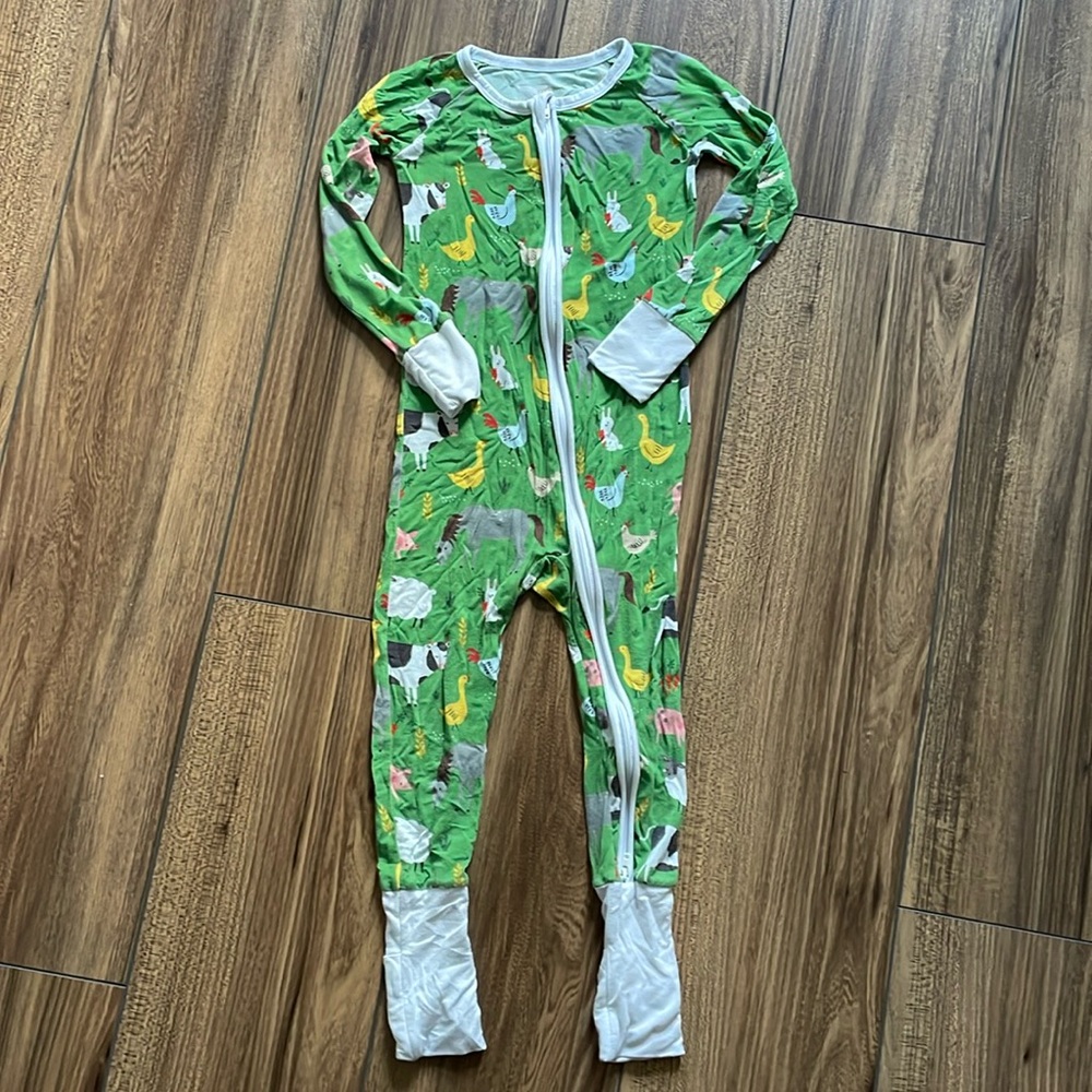 Little Sleepies Green Farm Animals Zippy